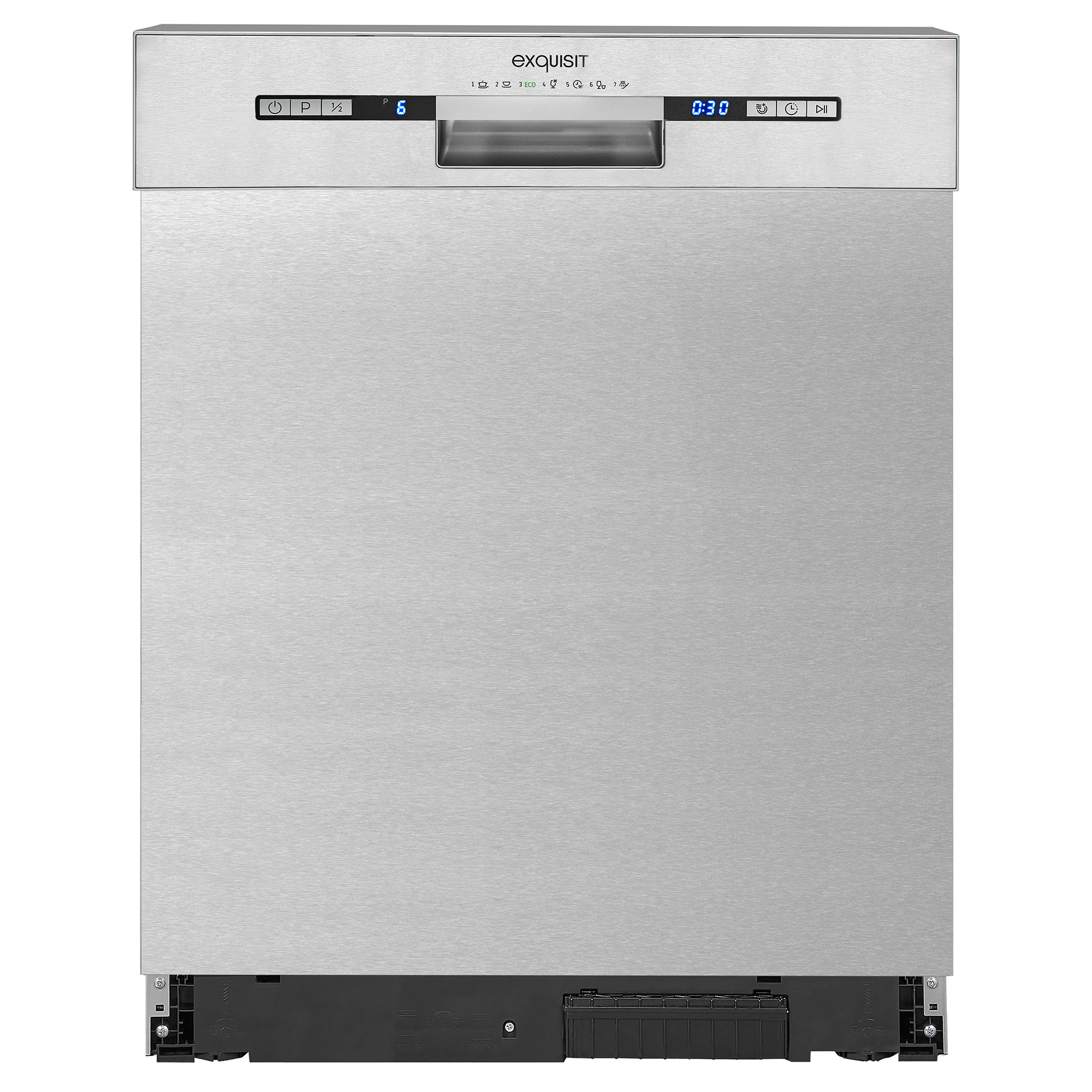EXQUISIT Einbau-Geschirrspüler EGSP 9313-EF-030 - Inox - E