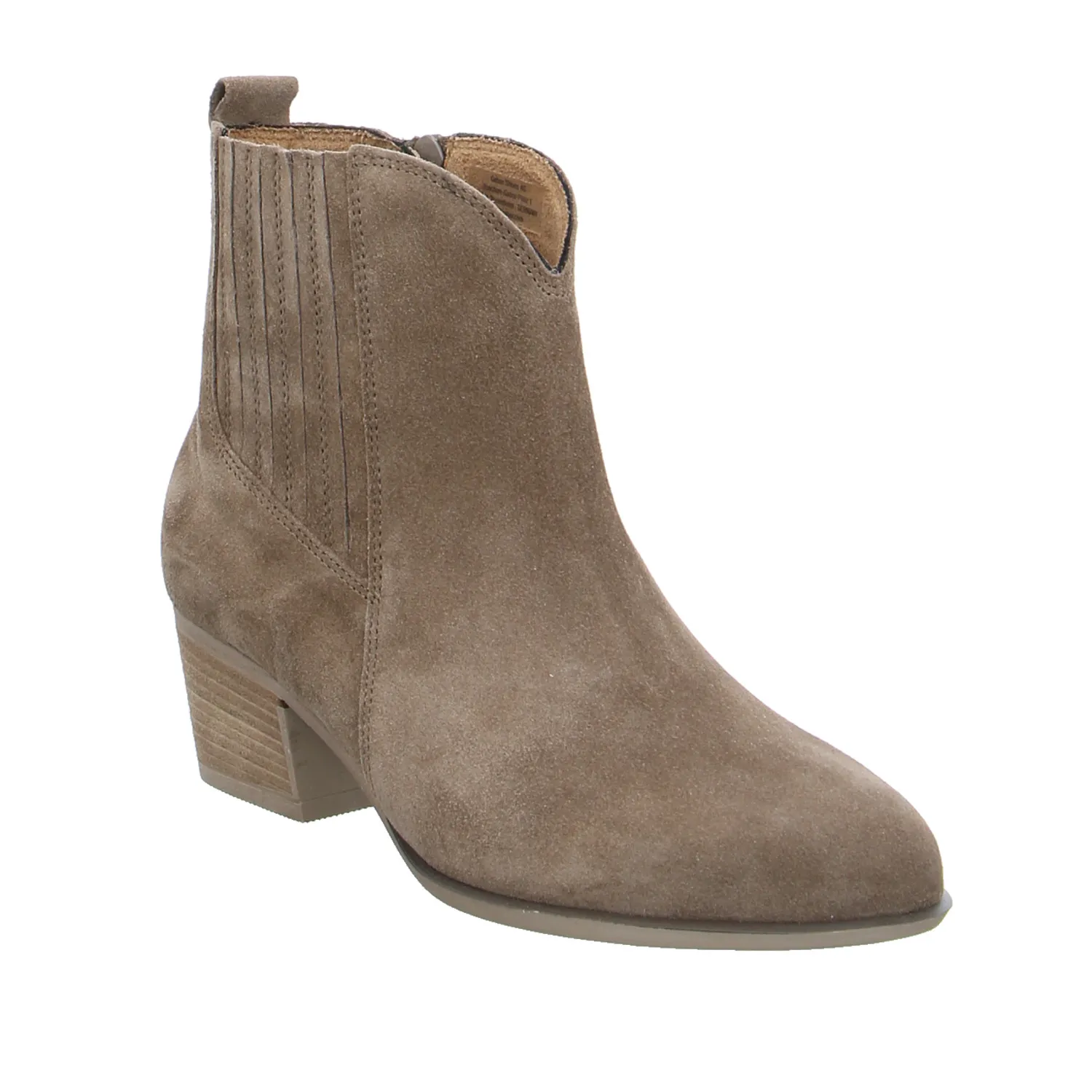 GABOR Stiefelette Taupe Leder