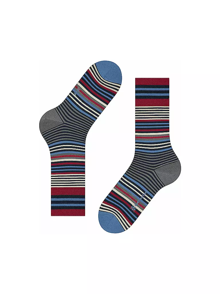 BURLINGTON Herren Socken STRIPE 40-46 marine blau