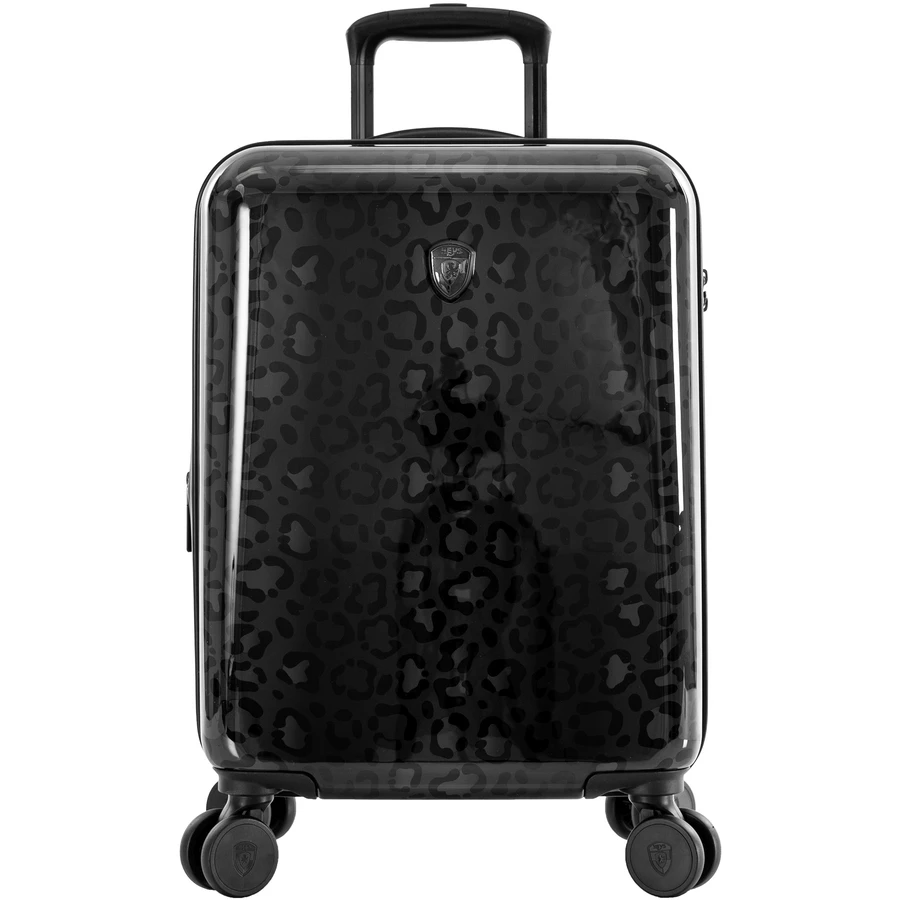 Heys Black Leopard - 4-Rollen-Kabinentrolley S 53 cm erw. black leopard