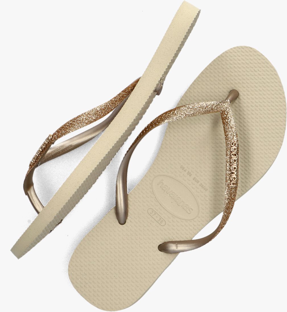 HAVAIANAS gouden havaianas teenslippers kids slim glitter ii