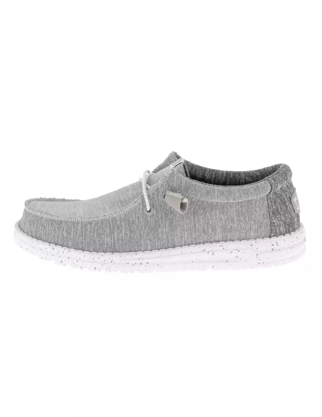 DUDE WALLY SPORT KNIT - Bateaux & mocassins 030Grey