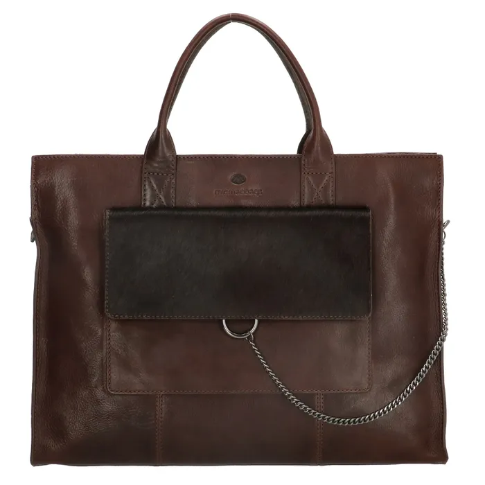 Micmacbags Mendoza Laptoptas 15,6 inch (38 cm) Donkerbruin