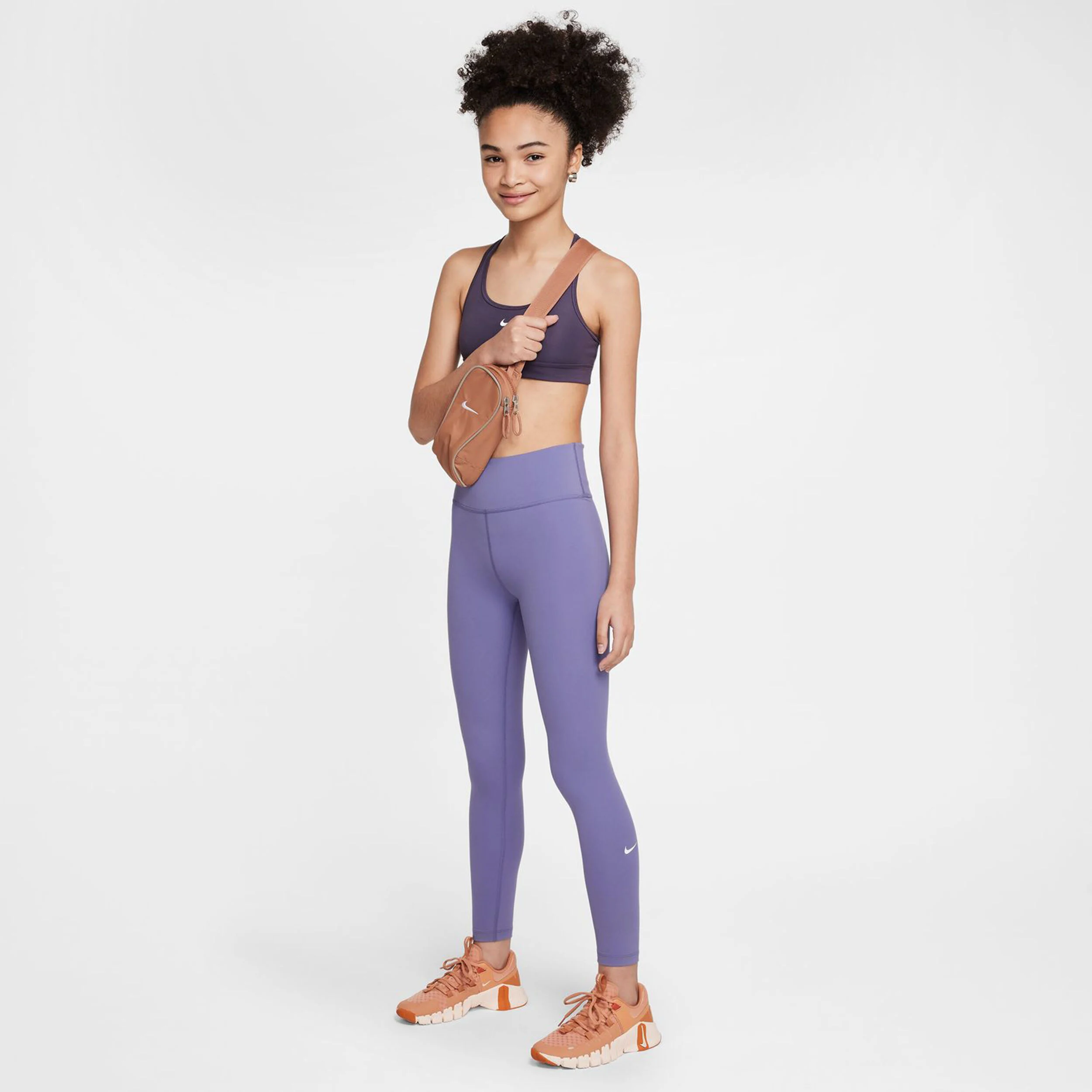 Nike Dri-FIT One All Over Print Collant Tight Filles - Lilas