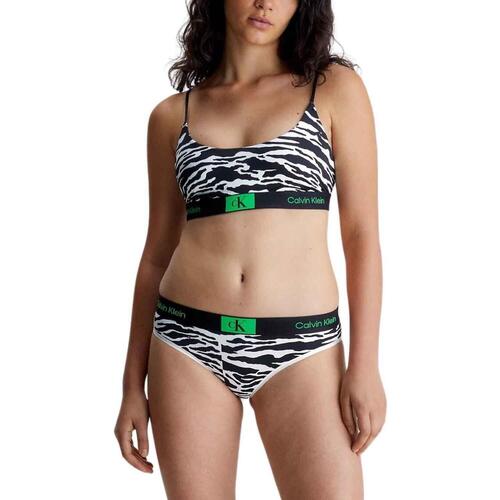 Calvin Klein Jeans - MODERN THONG SPLIT TIGER PRINT Blanco
