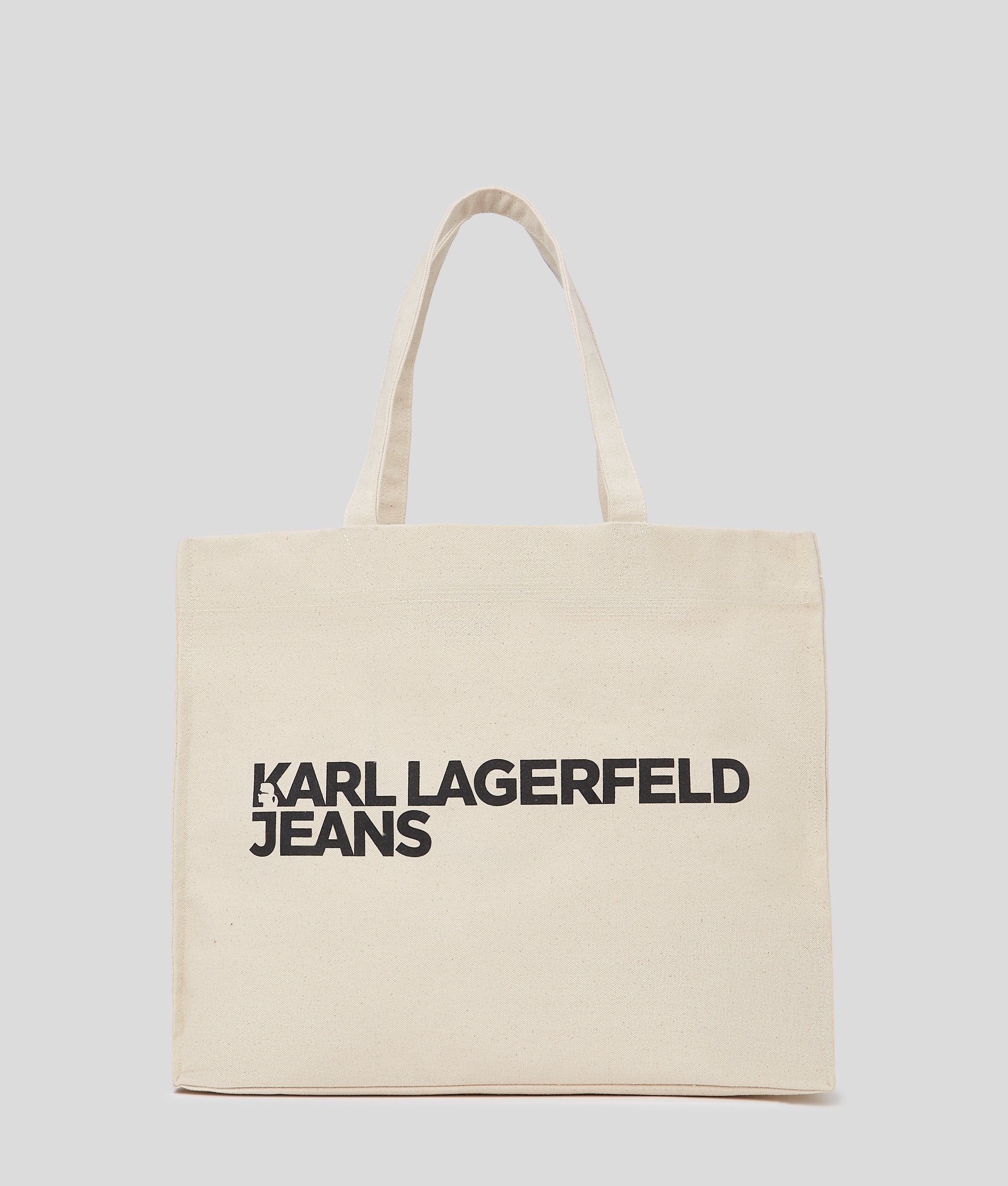 Canvas shopper met logo