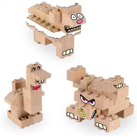 FabBrix Holzbausteine Farmtiere