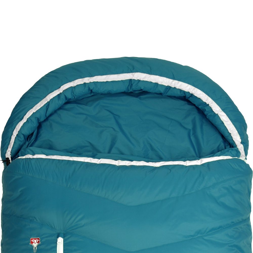 Grüezi Bag Biopod DownWool Subzero Comfort L Schlafsack autumn blue