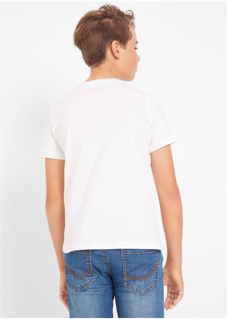 Lot de 3 T-shirts basiques garçon en coton
