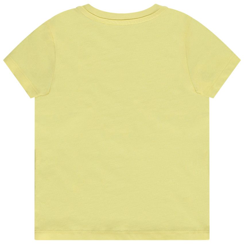 T-shirt manches courtes fantaisie dinosaure pour bébé garçon - Jaune