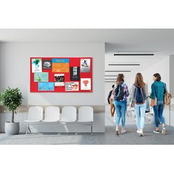 Tableau d'affichage Essence, (L)600 x (H)450 mm, rouge