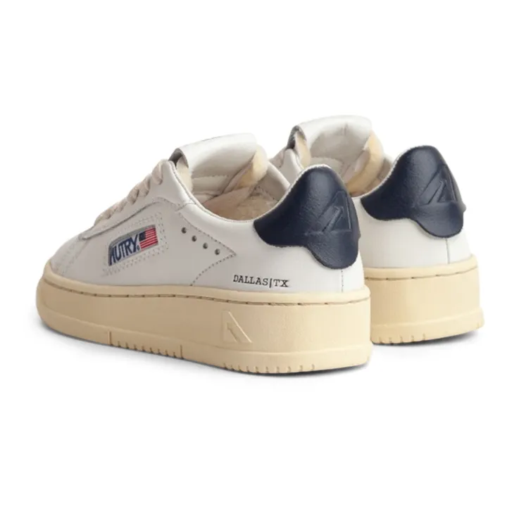 Autry Baskets Kids Medalist Low Cuir | Bleu marine