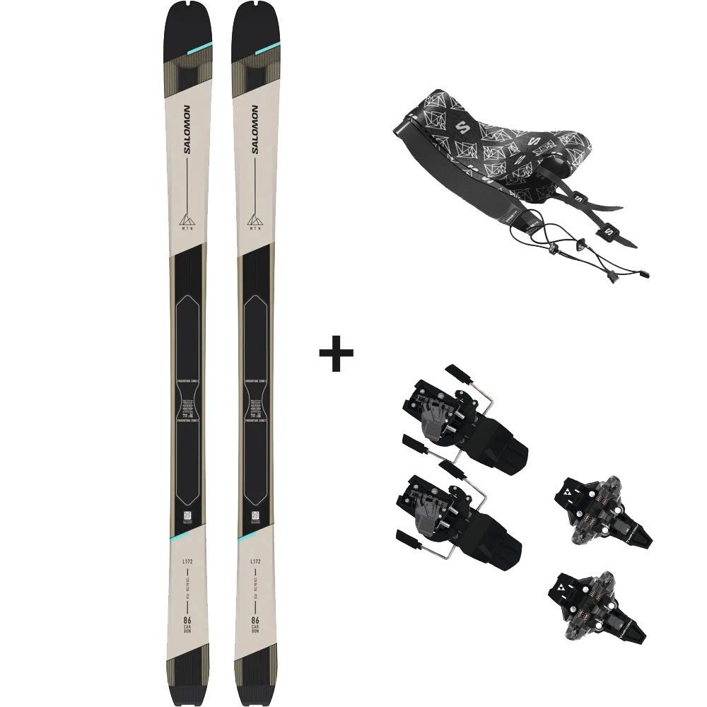 Salomon MTN Carbon 86 W 23/24 Tourenski Komplettset & Fischer Bindung & Felle