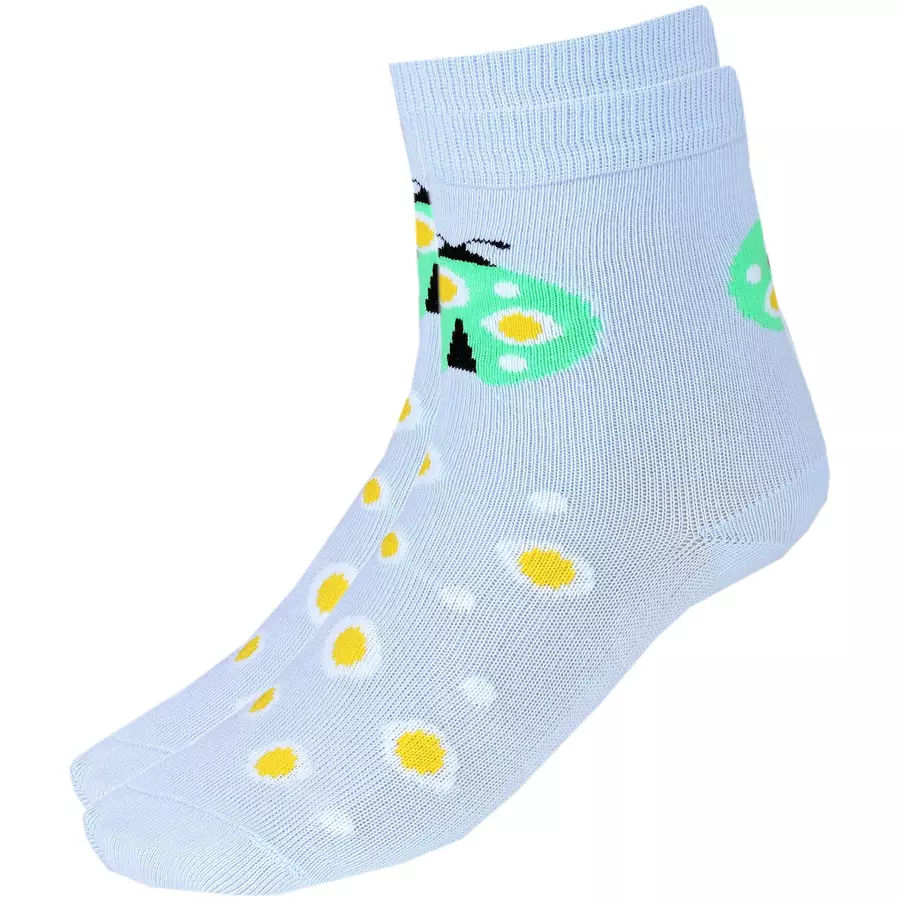 TupTam Kinder Socken Mädchen Jungen Bunt Gemustert 6er Pack rosablau