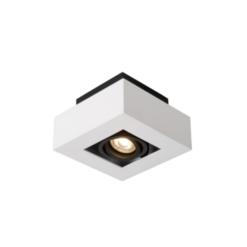 Lucide XIRAX plafondspot LED Dim to warm GU10 2200K/3000K Wit