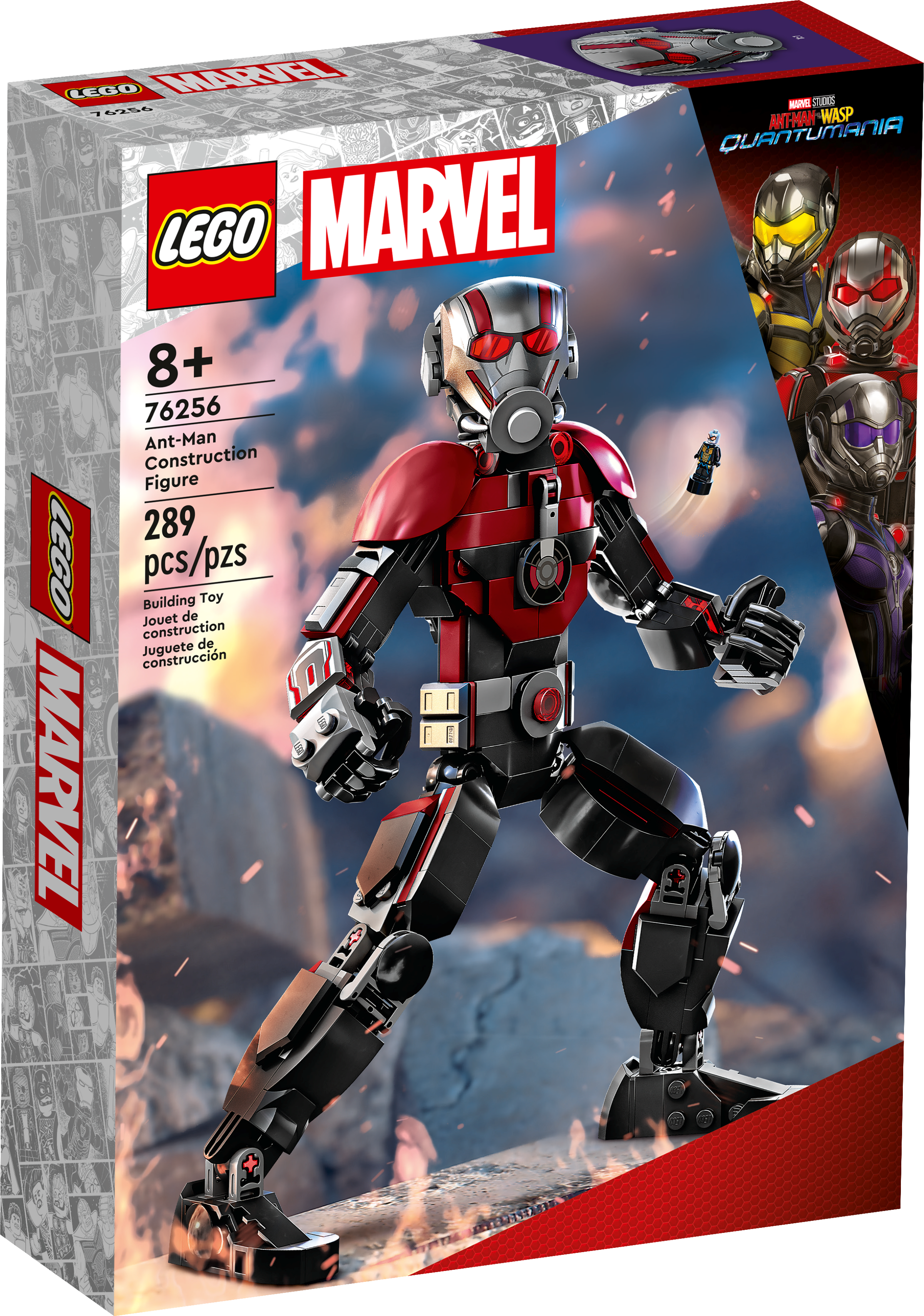 Figura do Homem-Formiga para montar, código 76256