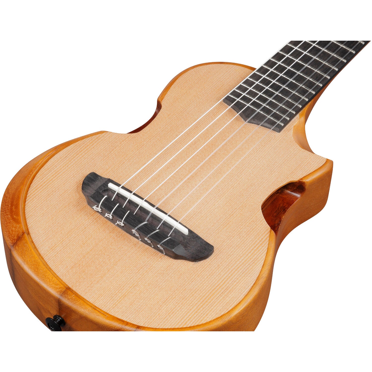 Ibanez AUP10N Open Pore Natural guitalele / piccolo gitaar met gigbag