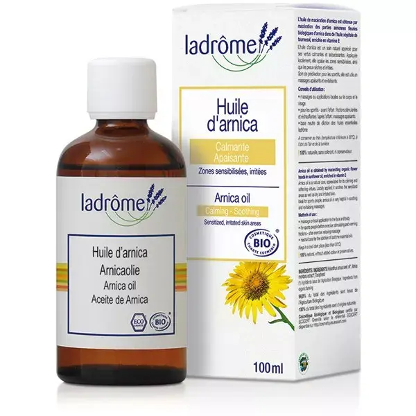 Óleo Vegetal Macerado com Arnica Orgânica Ladrome 100ml