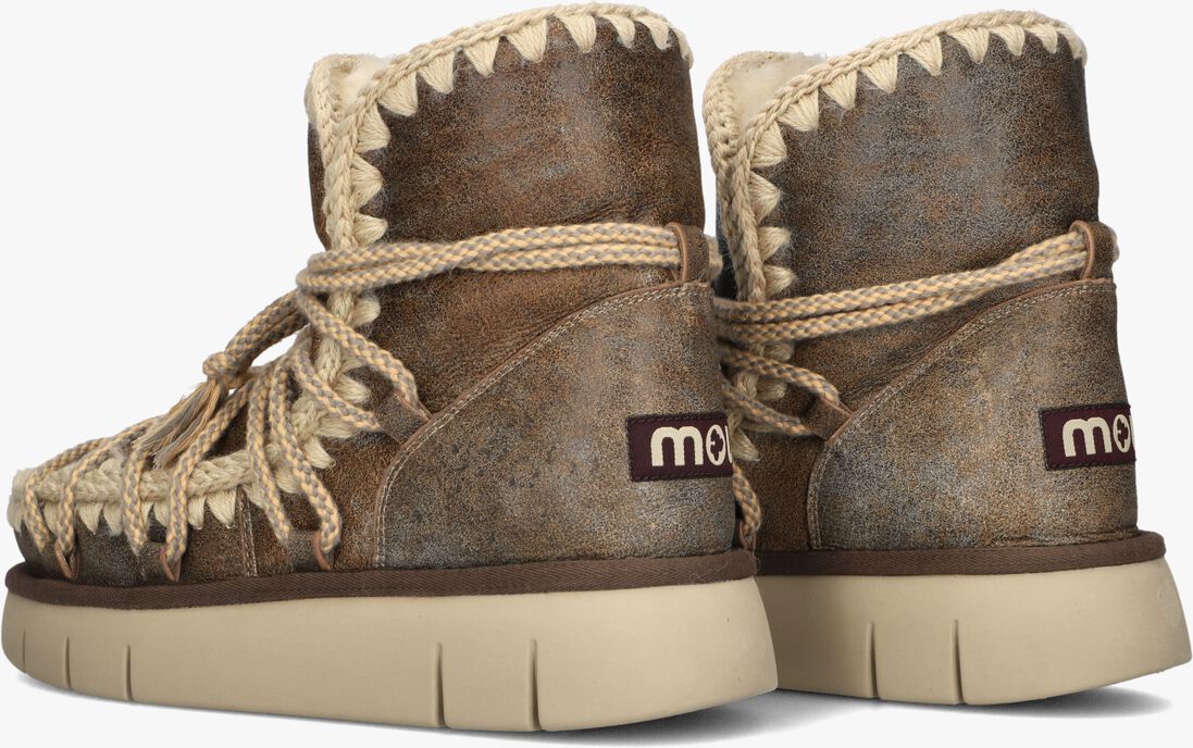 bruine mou boots bounce boot scoubidoo lace sp