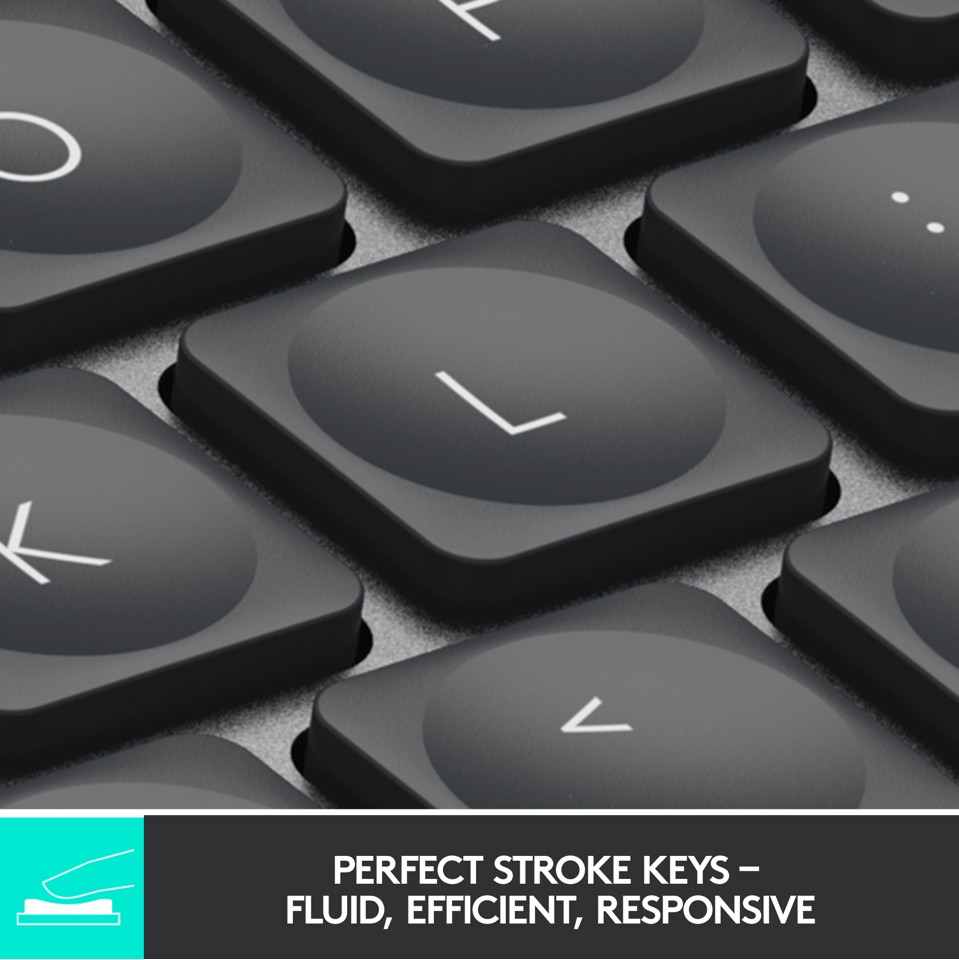 Logitech - MX Keys Mini minimalistisk Trådløs Tastatur - Nordic Layout