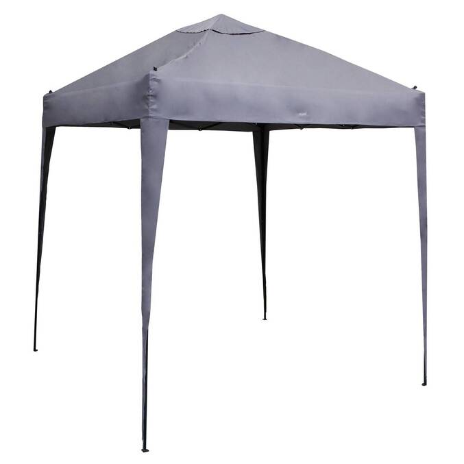 Tonnelle carrée pliante EASY UP Ardoise