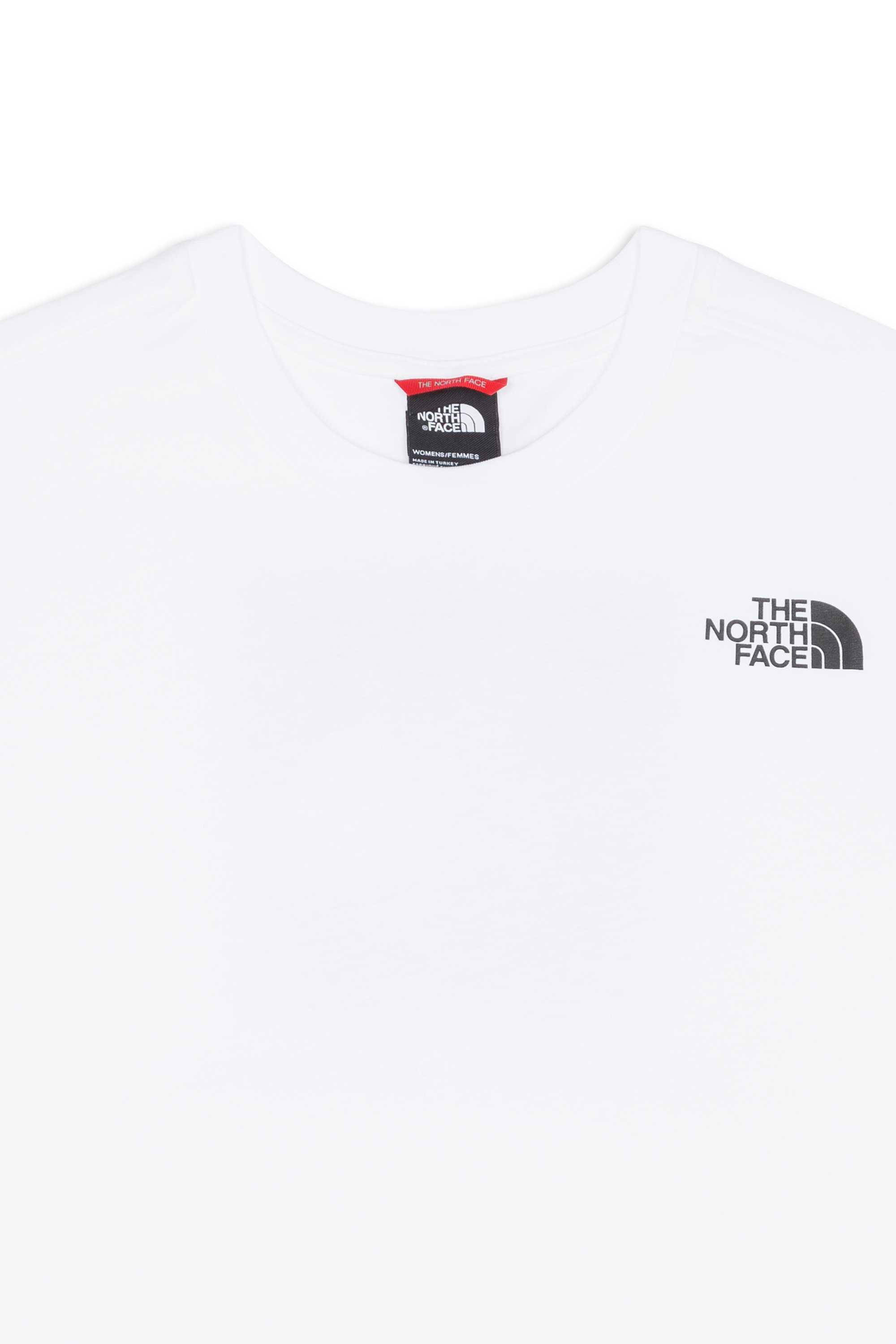 THE NORTH FACE t-shirt W RELAXED REDBOX Blanc