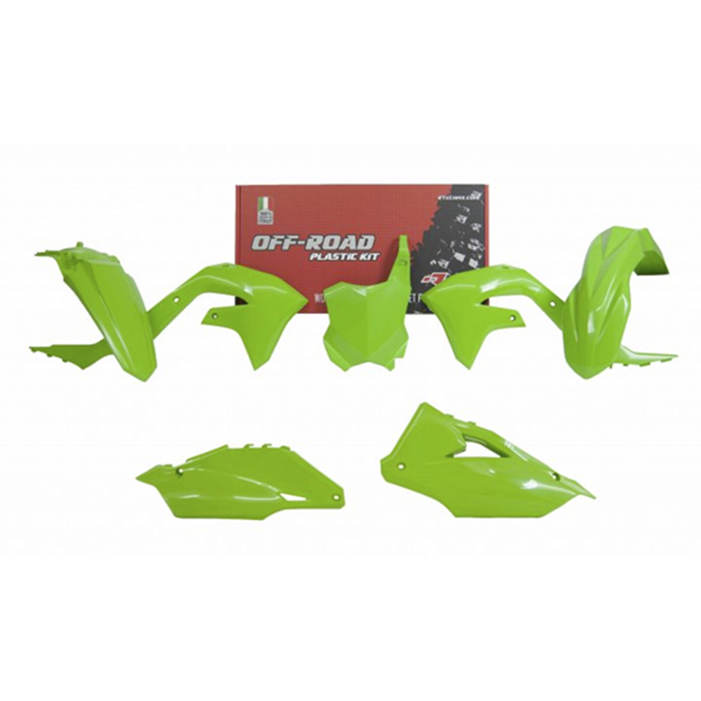 RTECHMX - Kit plastique Kawasaki KXF/KX-XC (2019-2022) - RKITKXFVE0599 Vert