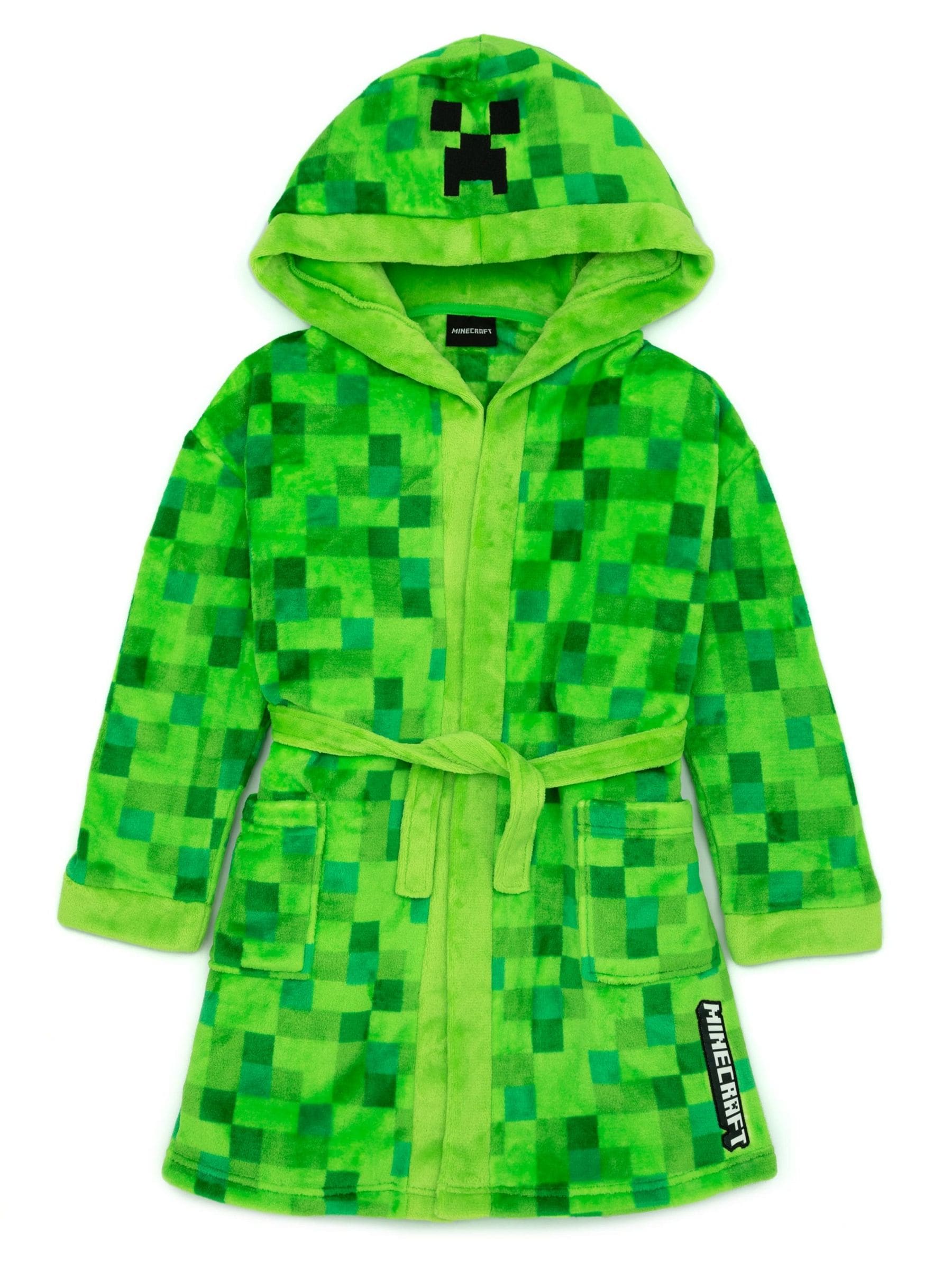 Groen Minecraft - Vanilla Underground - Uniseks fleece kamerjas voor kinderen