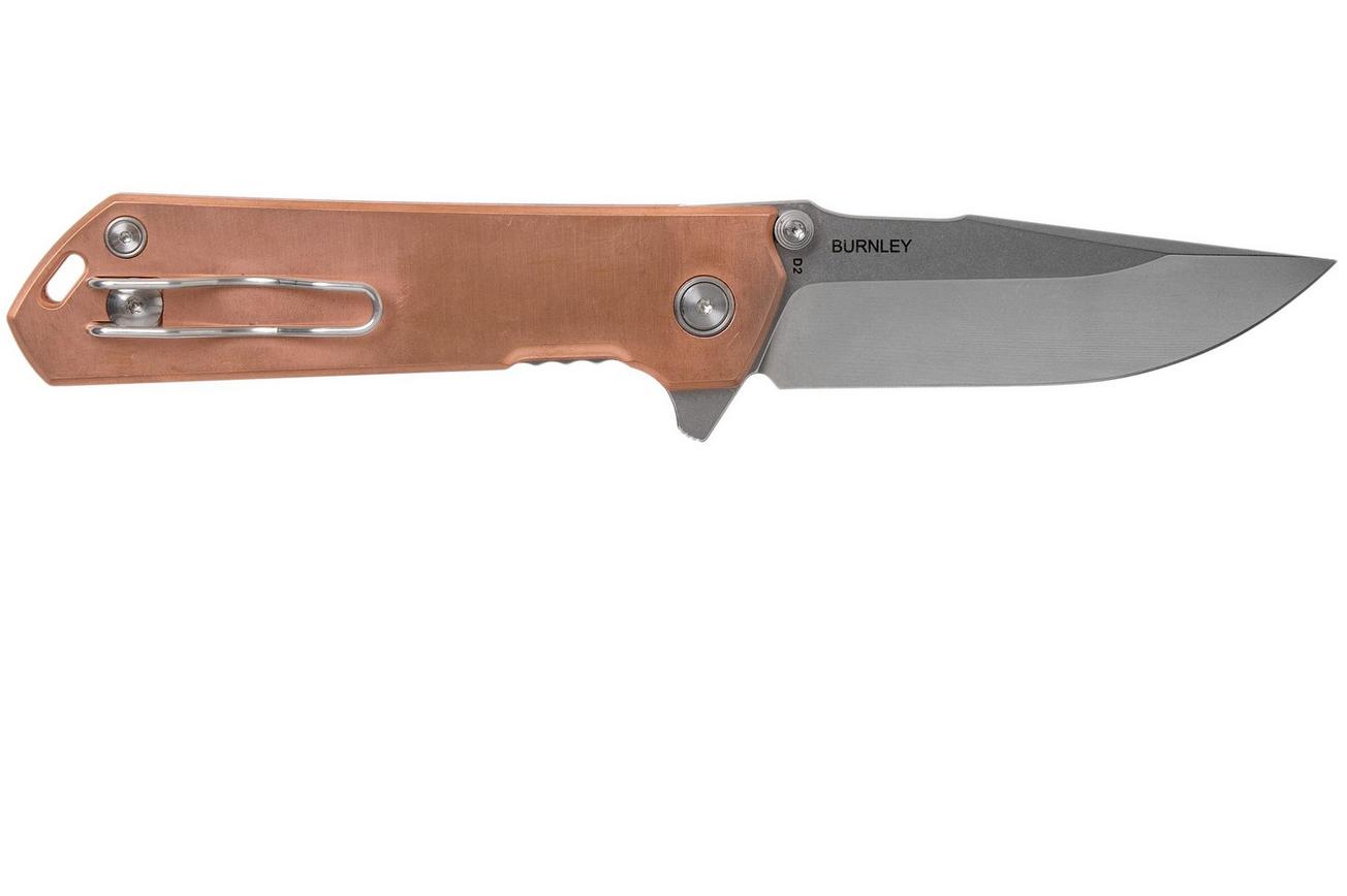 Böker Plus Kihon Assisted Copper 01BO165 zakmes, Lucas Burnley design