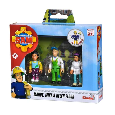 Simba Feuerwehrmann Sam Familie Flood Figurenset