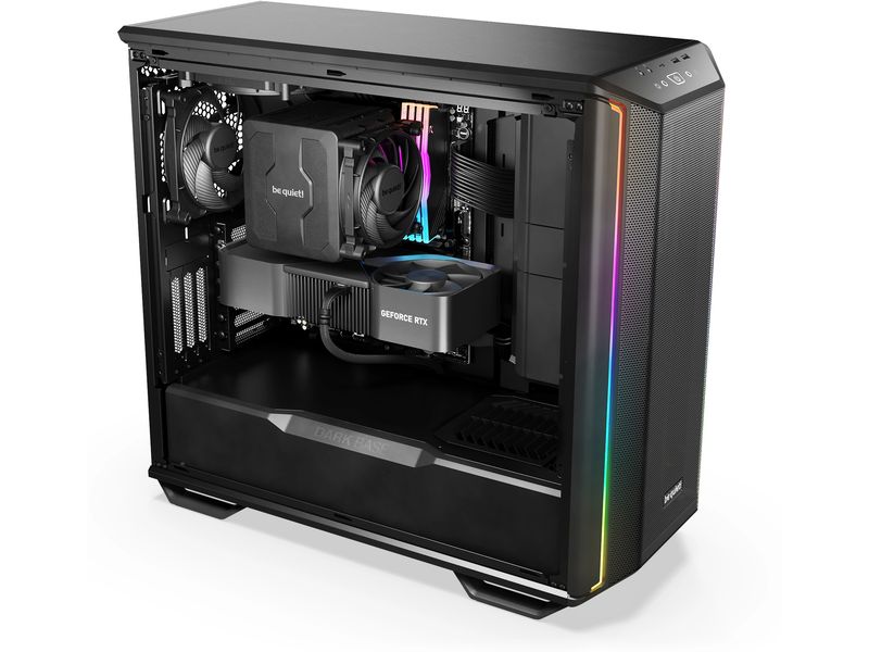be quiet! PC-Gehäuse Dark Base 701 Schwarz Gaming-Gehäuse im Full-Mesh-Design