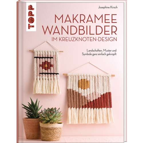 Makramee Wandbilder im Kreuzknoten-Design