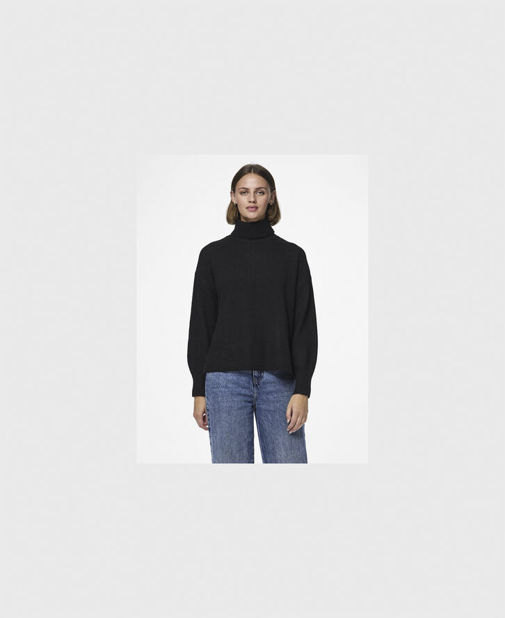 Pieces PCMALOU LS ROLLNECK KNIT NOOS BC Sort