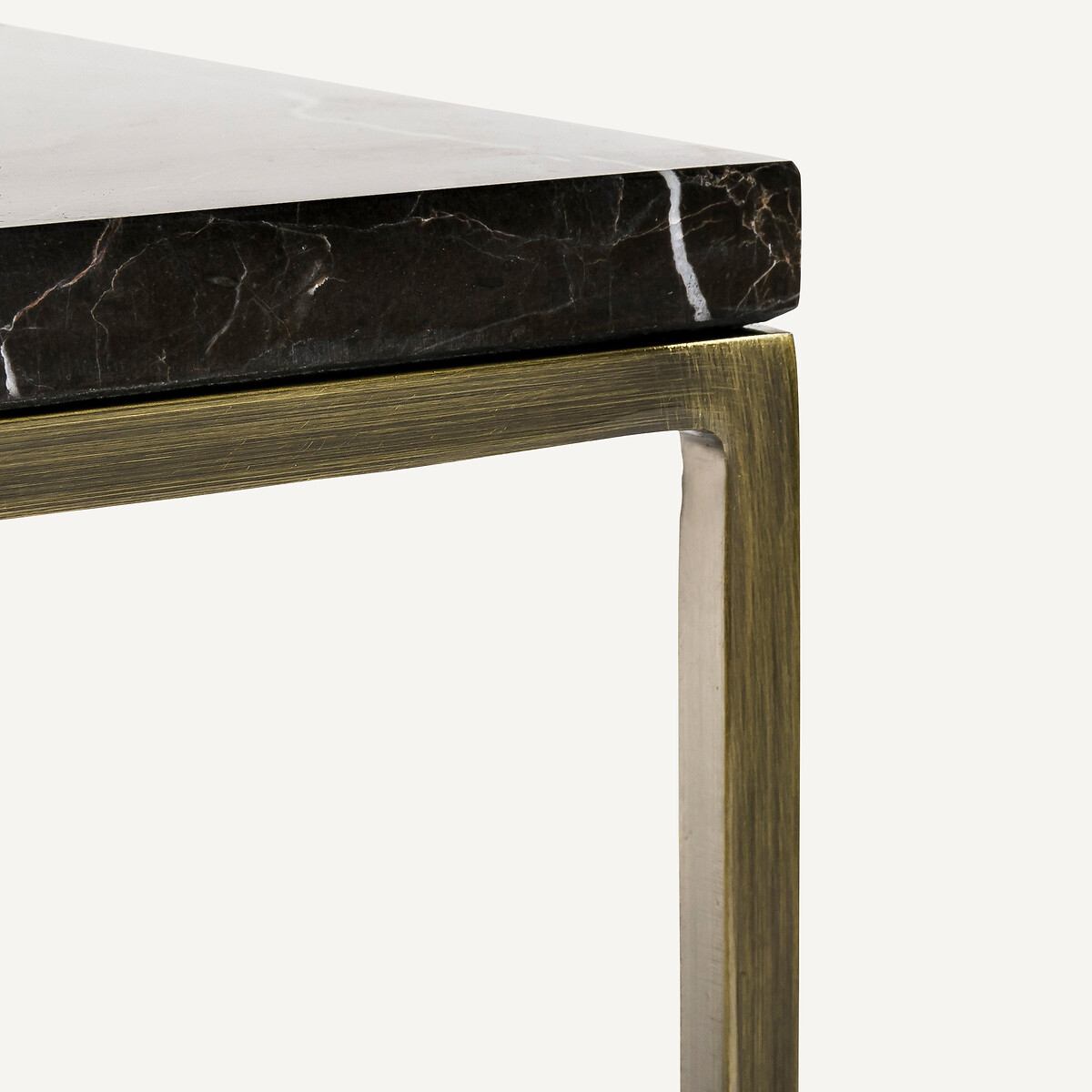 AM.PM<br>Console com efeito de latão envelhecido/mármore, Mahaut