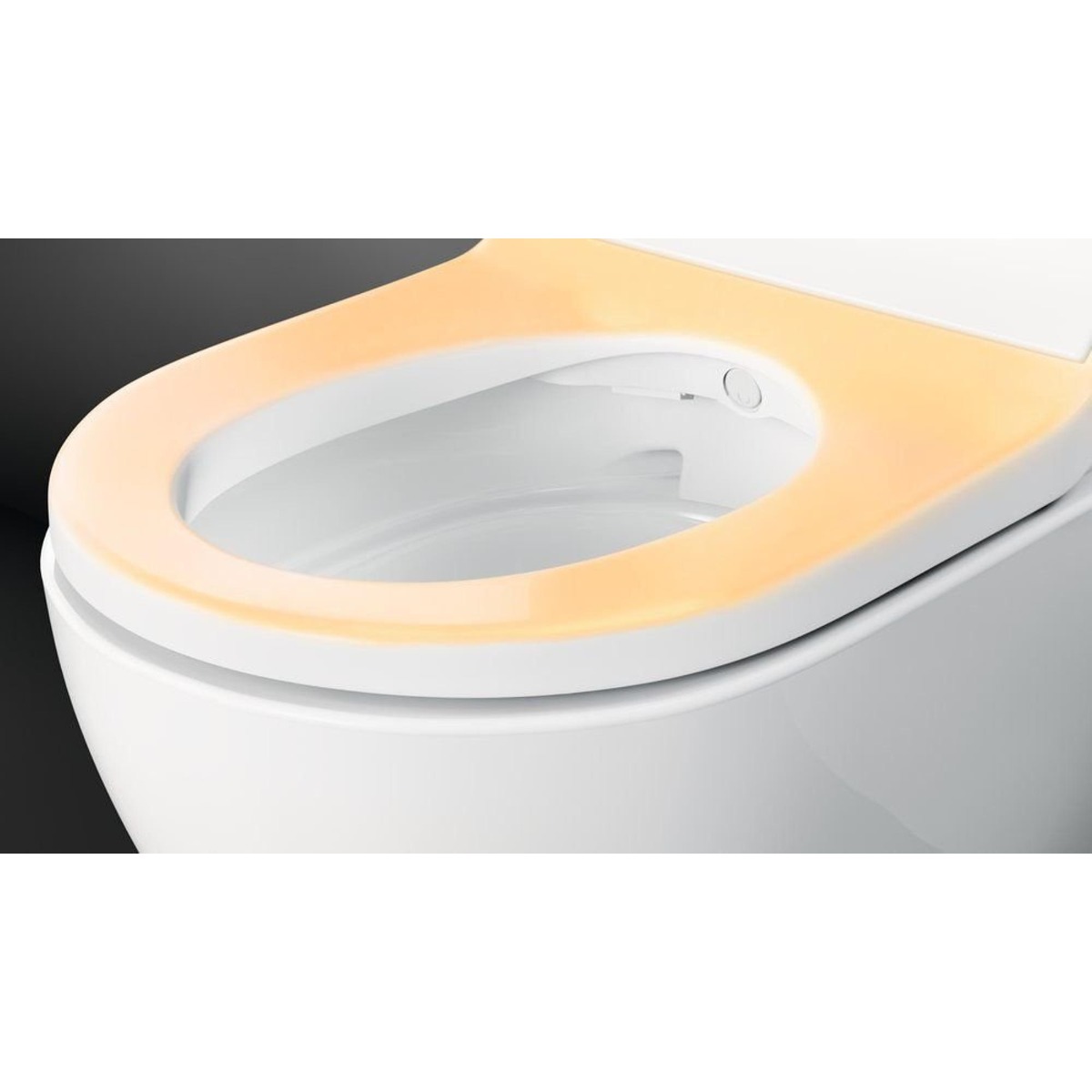 Geberit AquaClean Tuma Comfort douche wc met witte deksel en Rimfree toilet