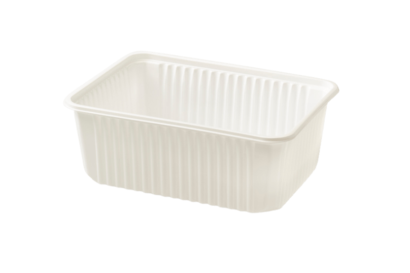 Maaltijdbak PP 1000ml wit RE180-64.01