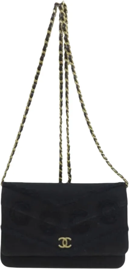 Chanel Vintage Chanel Wallet On Chain Blue