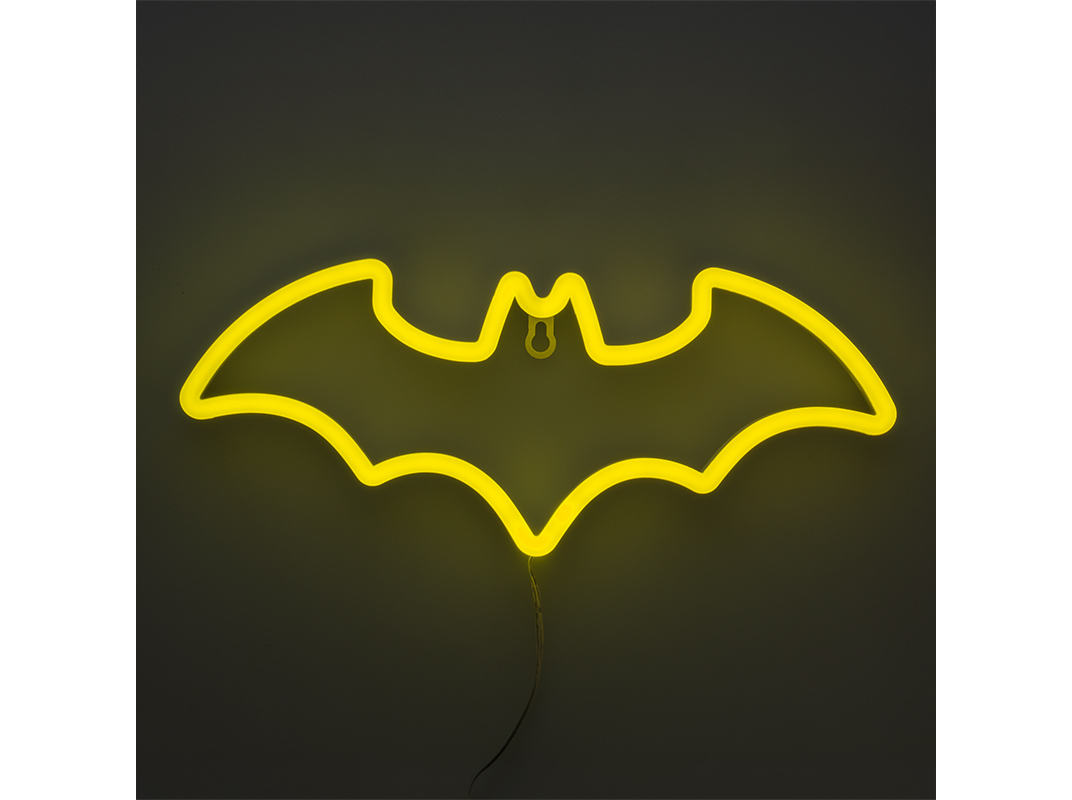 CANDEEIRO LED NEON BATMAN