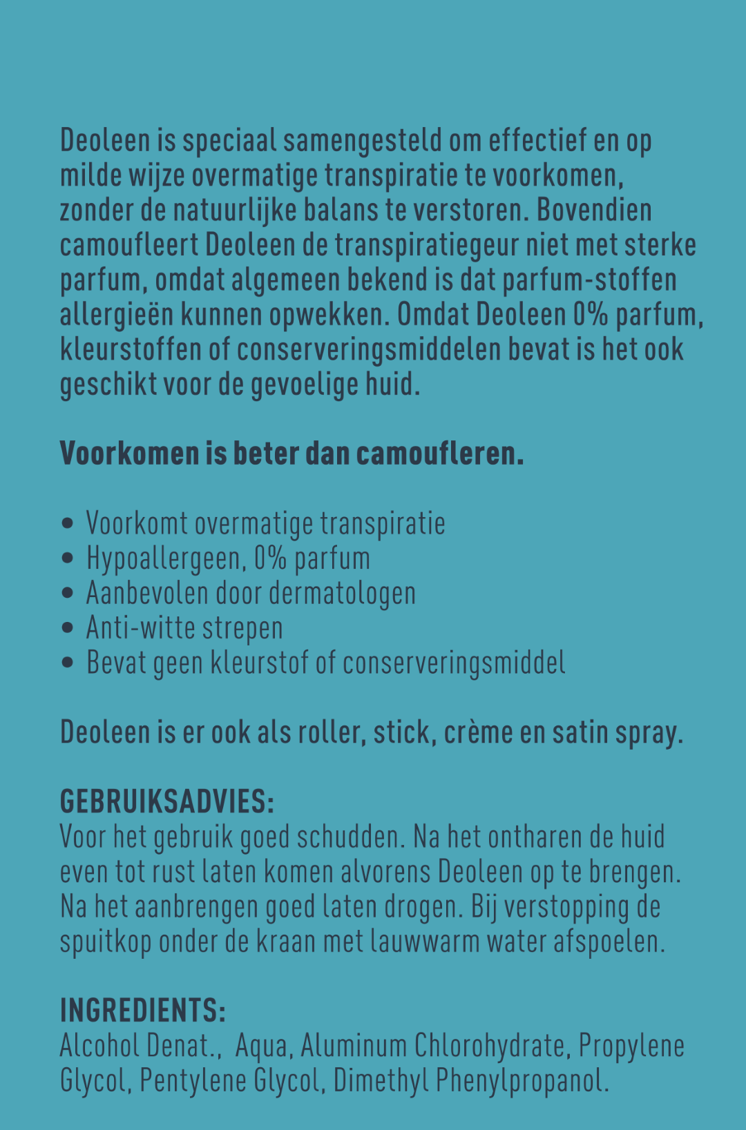 Deoleen Verstuiver regular (75 ml)