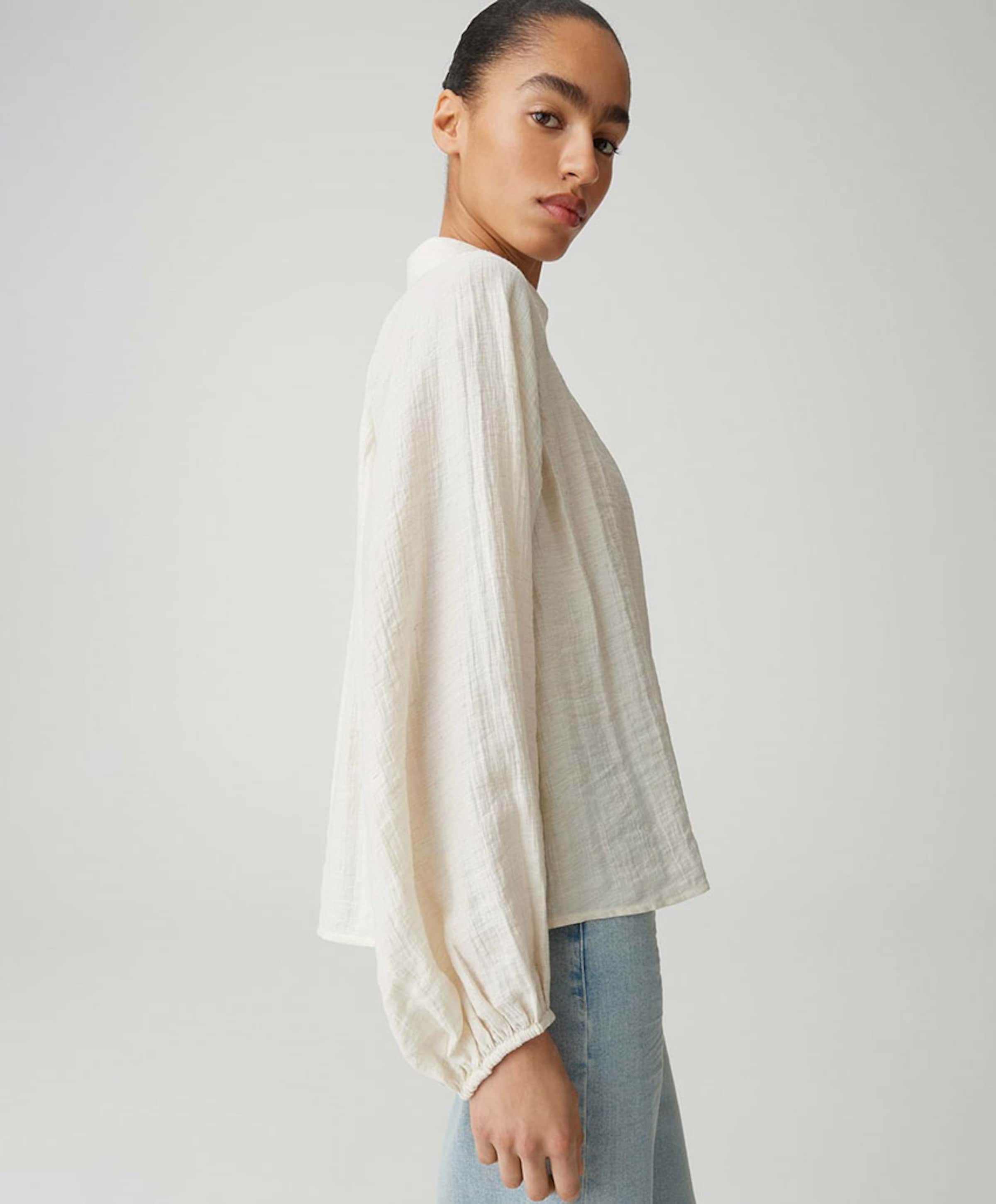 OPUS Dames blouse beige
