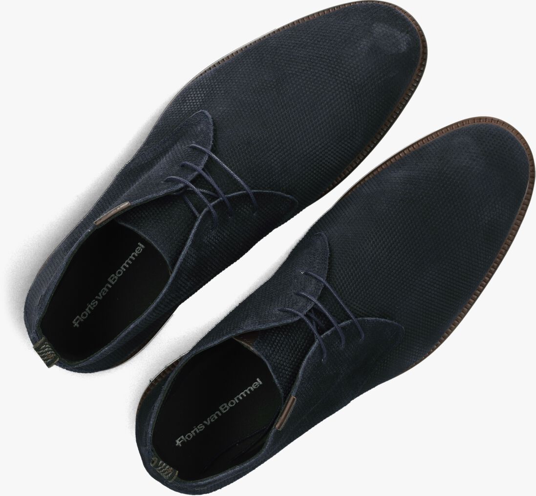 blauwe floris van bommel nette schoenen sfm-50132 de normer