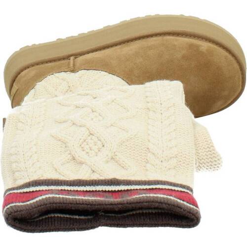 UGG - W CLASSIC SWEATER LETTER T Marrón