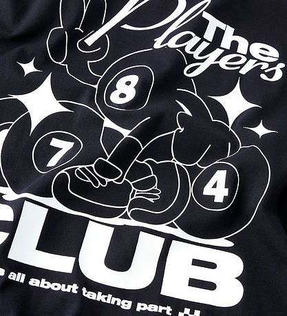 LMTD T-Shirt - NlmEight - Schwarz/Club Print