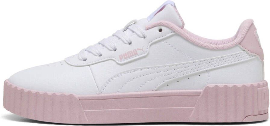 PUMA Carina 3.0 Cutie Jr Meisjes Sneakers White-Rose Mauve