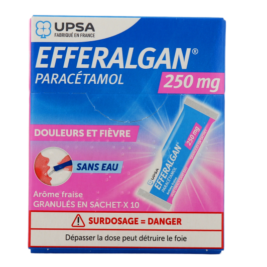 Efferalgan 250 mg - Douleurs et fièvres