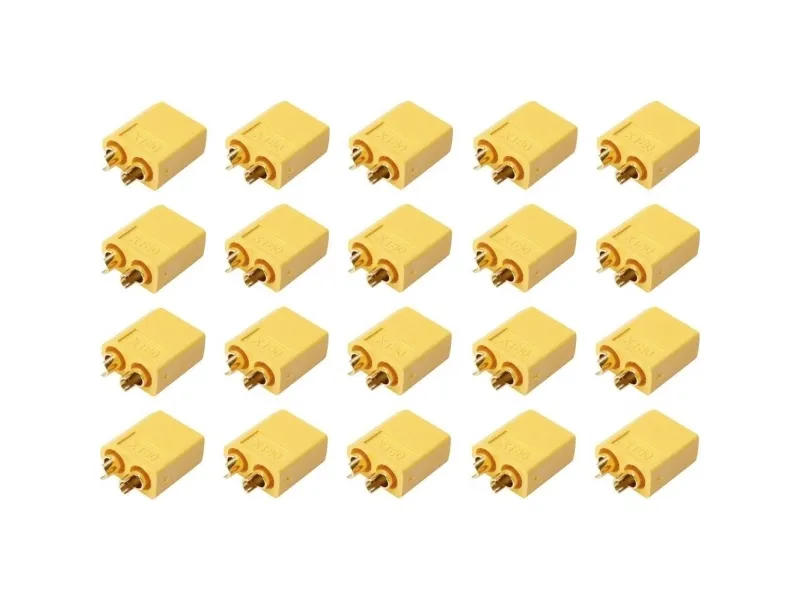 Reely 1399717 Batteristik XT60 forgyldt 20 stk