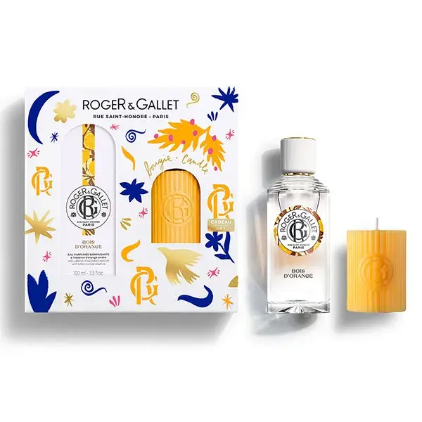 Conjunto de presente Roger & Gallet Bois D'Orange Eau de Parfum (100ml) e vela perfumada