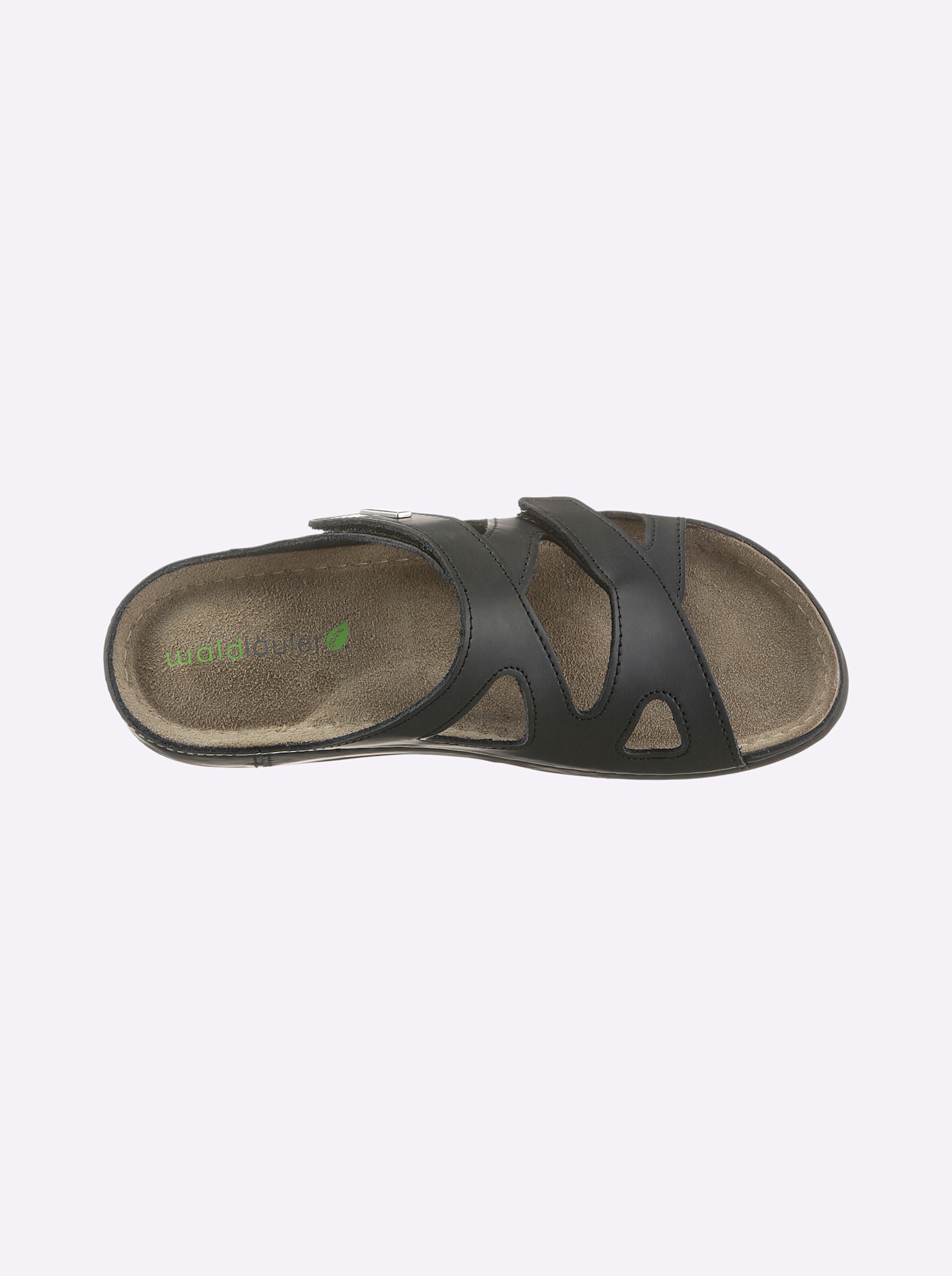 Waldläufer Pantolette in schwarz