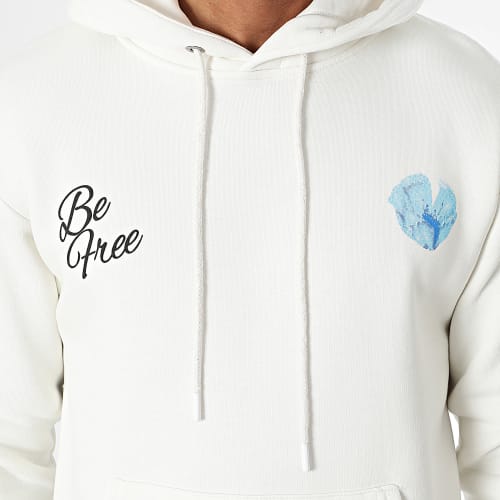 Sweat Capuche Blanc