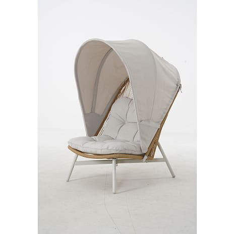 Ennits loungestol - Sandy grey